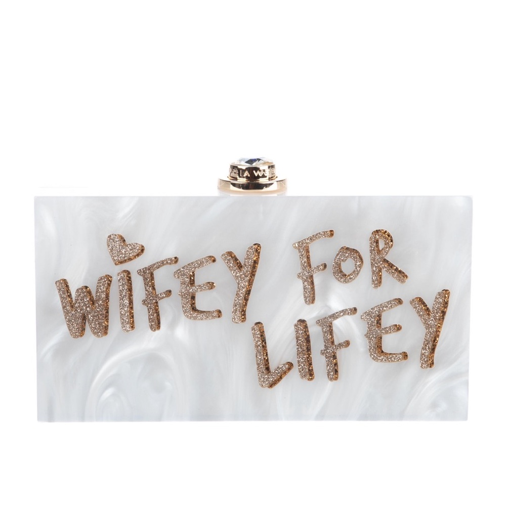 Sophia Webster “Wifey for Lifey” Clutch, Bridal Fashion